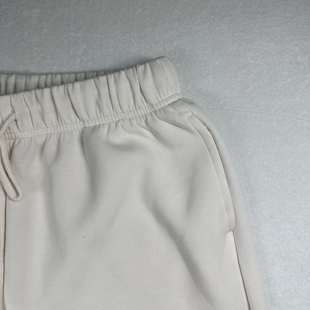 PAC 1980 Women Ivory Joggers Size S Drawstring Sweatpants Casual Lounge - Picture 5 of 14